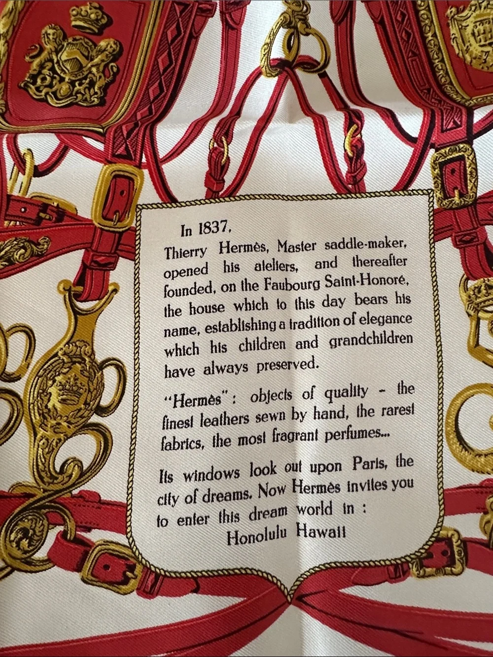 Hermes scarf Special Edition , Honolulu, Hi.